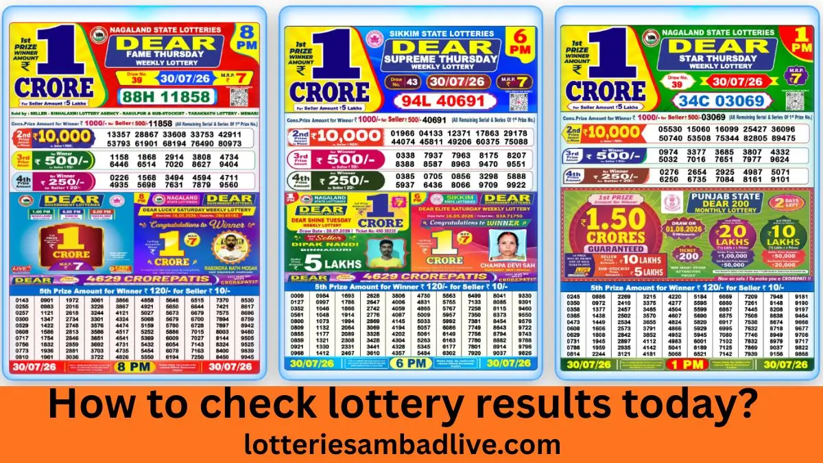 lottery sambad live